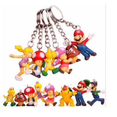 8PCS Super Mario Bros figures Lot jouet Mario Figure toys Bullet Mushroom Tortoise creative toys model 1 - Mario Plush