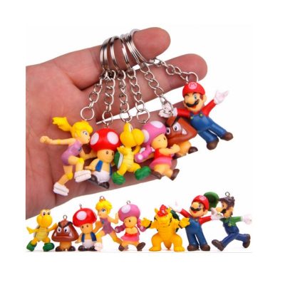8PCS Super Mario Bros figures Lot jouet Mario Figure toys Bullet Mushroom Tortoise creative toys model 2 - Mario Plush