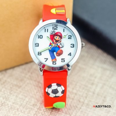 Anime Super Mario bros Game Children s Silicone toys 3D Watch Cartoon Character Quartz Electronic Watch 4 - Mario Plush