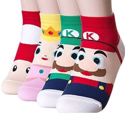 Hot Super Mario Bros Cartoon Kids Socks Action Figure Toys Boys Cosplay Socks Children Girls Birthday 1 - Mario Plush