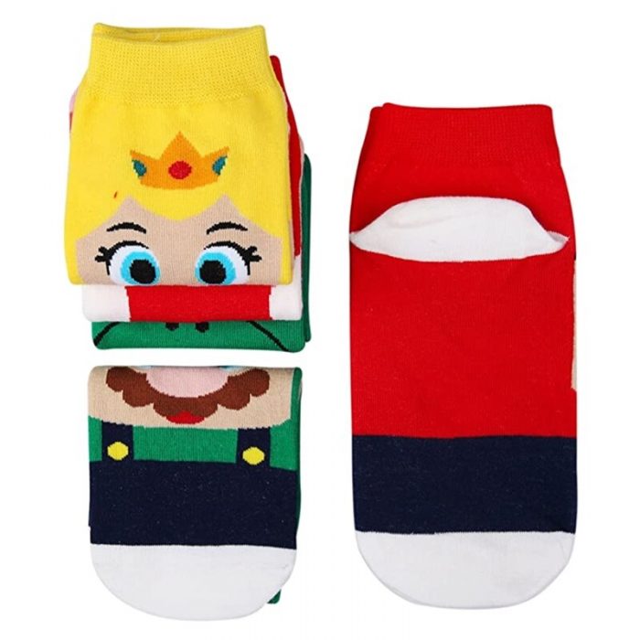 Hot Super Mario Bros Cartoon Kids Socks Action Figure Toys Boys Cosplay Socks Children Girls Birthday 3 - Mario Plush