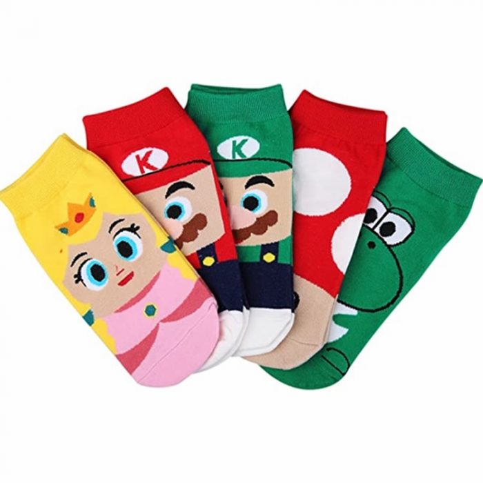 Hot Super Mario Bros Cartoon Kids Socks Action Figure Toys Boys Cosplay Socks Children Girls Birthday - Mario Plush