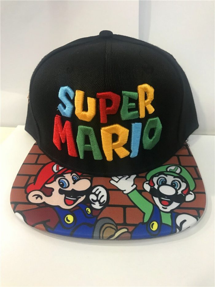 Luigi Bros Mario Anime Cosplay Polyester Adjustable Dome Baseball Cap Peaked Cap Sun Hat Clothing Accessories 1 - Mario Plush