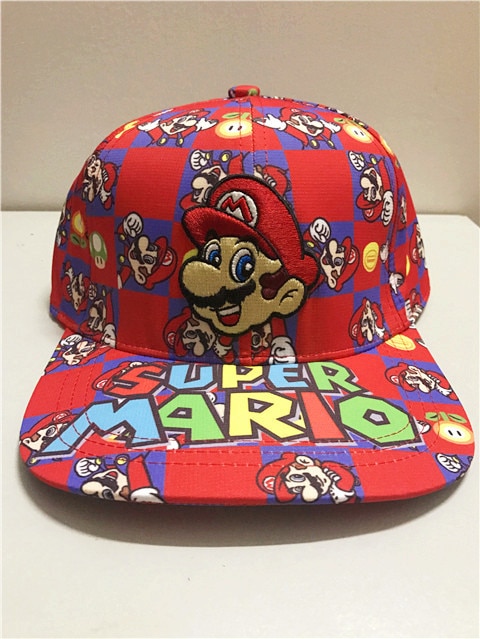 Luigi Bros Mario Anime Cosplay Polyester Adjustable Dome Baseball Cap Peaked Cap Sun Hat Clothing Accessories 3 - Mario Plush