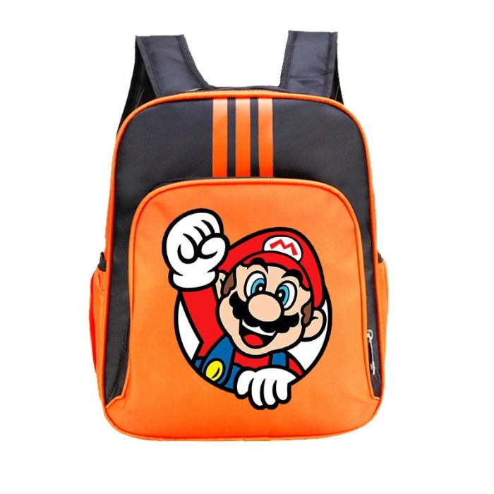 Super Mario Children s Schoolbag Cartoon Game Character Mario Brothers Series Backpack Elementary School Backpack Birthday 4 - Mario Plush