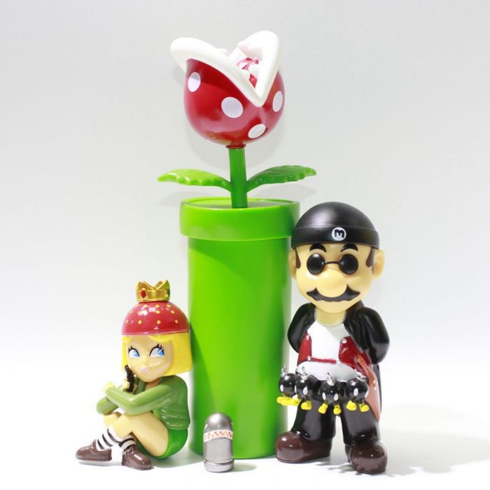 Super Mario Leon The Professional Action Figure cosplay Mario Loli princess Piranha plant bullet suit PVC - Mario Plush