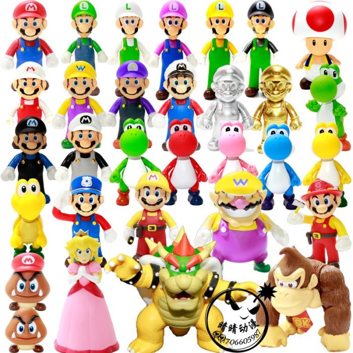 Super Mario Toys Mario bros Luigi Odyssey Figures Mario Bros Action Figures Mario PVC Toy Figures 1 - Mario Plush